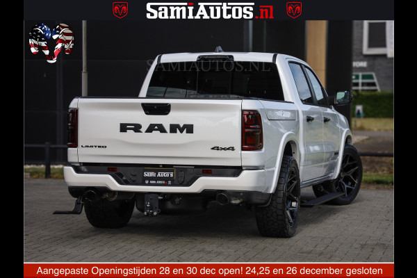 Dodge Ram 1500 Limited Night High Output 540HP 706Nm | Massage + Full Option | De Meest Luxe en Volle Pick-Up in zijn Klasse | Comfortabele Dubbele Cabine met Royale 5 Zitplaatsen | BPM vrij | Nu Leverbaar uit Voorraad | Voorraad Nr 2352 - 7649