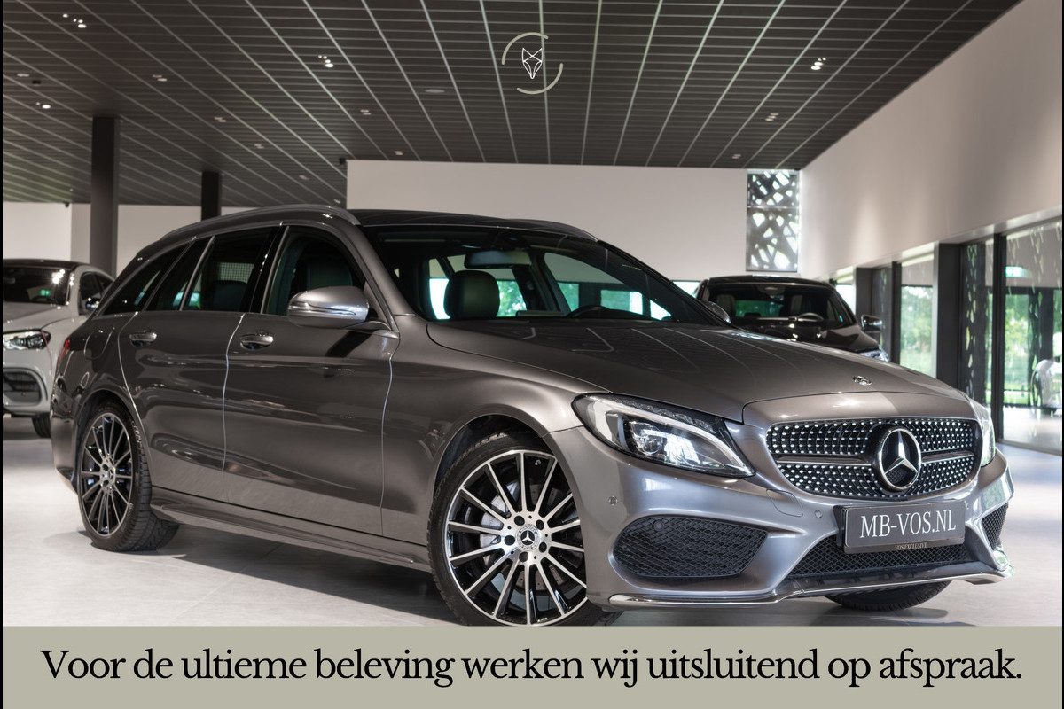 Mercedes-Benz C-Klasse Estate 180 AMG Sport Edition BTW|Leder|Sfeerverlichting|Aut-kofferklep|LED|19"|New Service/APK