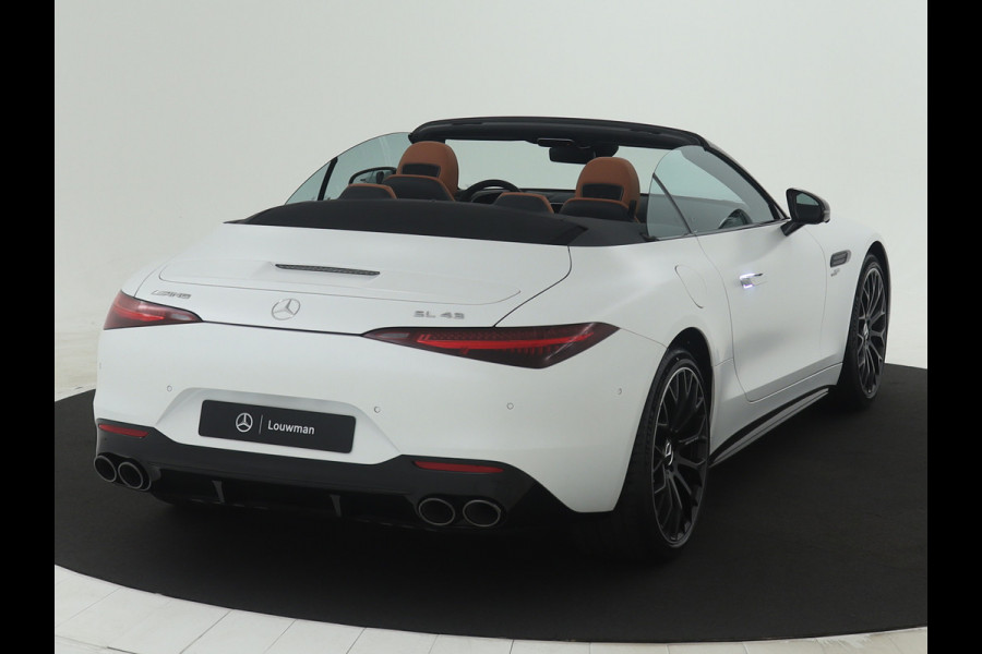 Mercedes-Benz SL-Klasse Roadster 43 | Premium Plus pakket | 21" AMG-velgen zwart | AMG Nightpakket | Rijassistentiepakket Plus | Head-up display | ENERGIZING-pakket plus | Burmester Sound systeem | Stoelventilatie voor | 360° camera |