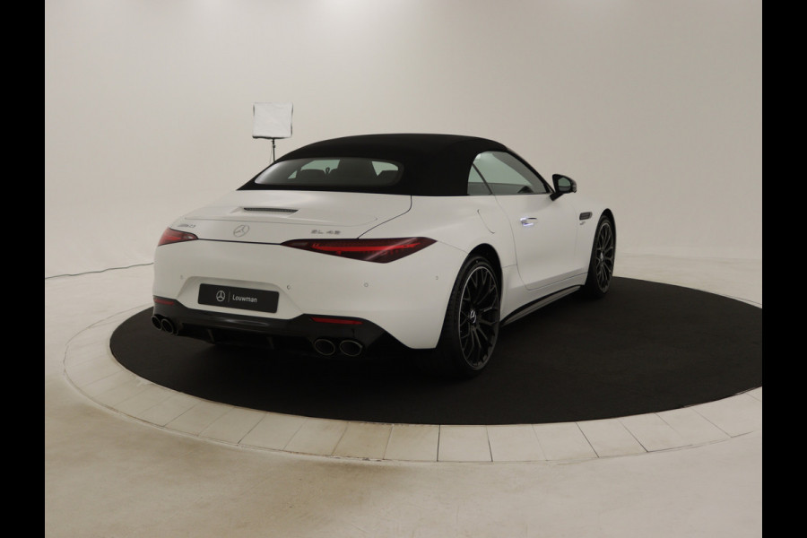 Mercedes-Benz SL-Klasse Roadster 43 | Premium Plus pakket | 21" AMG-velgen zwart | AMG Nightpakket | Rijassistentiepakket Plus | Head-up display | ENERGIZING-pakket plus | Burmester Sound systeem | Stoelventilatie voor | 360° camera |