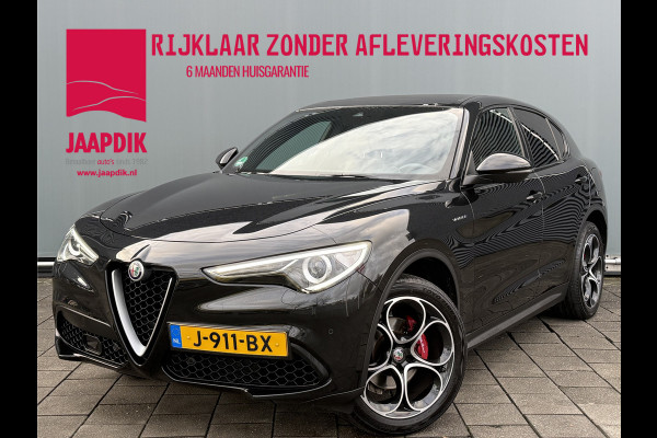Alfa Romeo Stelvio BWJ 2020 | 2.0T 281PK AWD Super Veloce AUTOMAAT | PANO SCHUIFDAK | LEER | CAMERA | 20'' LMV | NAVI | CLIMA | STOEL&STUUR VERW
