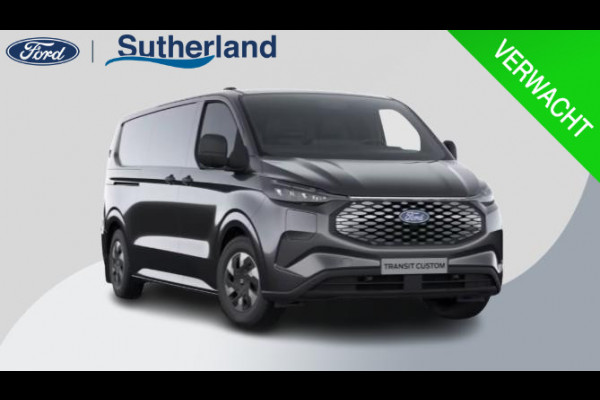 Ford E-Transit Custom 340 L2H1 Trend 65 kWh 218pk | Ford 8-weg verstelbare en verwarmbare bestuurdersstoel met armsteun (i.c.m. bijrijdersbank) | 13 polige trekhaak met Trailer Sway Control | Centrale dubbele vergrendeling | Driver Assistance Pack Premium | 2 AGM accus| 3-fase oplaadkabel | Vehicle Integration System