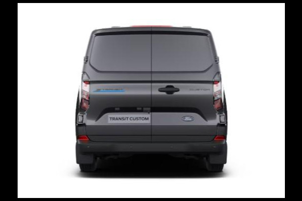 Ford E-Transit Custom 340 L2H1 Trend 65 kWh 218pk | Ford 8-weg verstelbare en verwarmbare bestuurdersstoel met armsteun (i.c.m. bijrijdersbank) | 13 polige trekhaak met Trailer Sway Control | Centrale dubbele vergrendeling | Driver Assistance Pack Premium | 2 AGM accus| 3-fase oplaadkabel | Vehicle Integration System