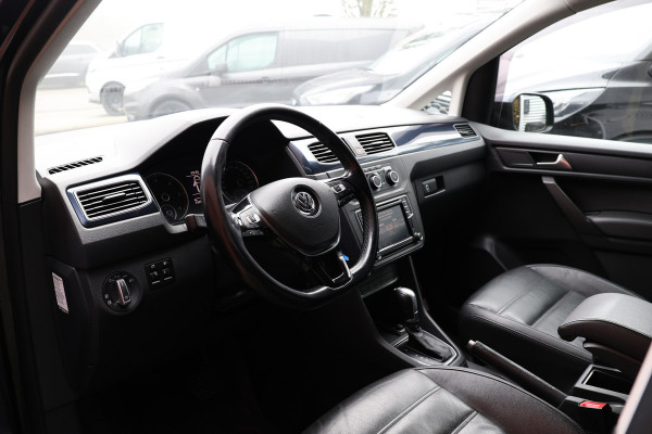 Volkswagen Caddy 2.0 TDI 150 PK DSG Highline | Marge | BTW / BPM Vrij | ACC | Bi-Xenon | Navigatie | Standkachel | 360 PDC | Camera | L+R Schuifdeur | Trekhaak | Lederen bekleding | Nieuwe APK