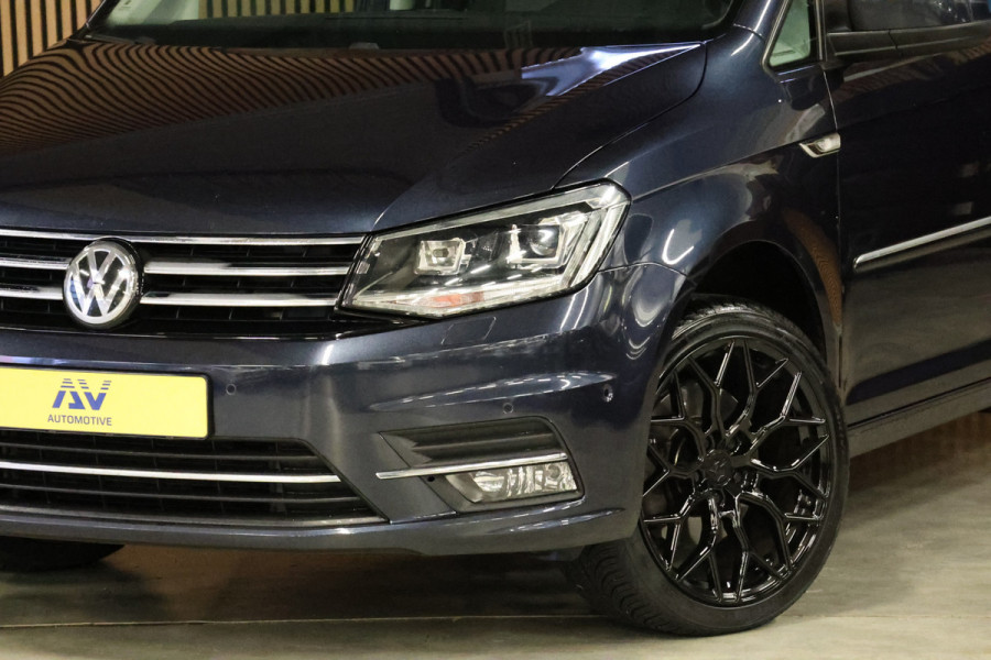 Volkswagen Caddy 2.0 TDI 150 PK DSG Highline | Marge | BTW / BPM Vrij | ACC | Bi-Xenon | Navigatie | Standkachel | 360 PDC | Camera | L+R Schuifdeur | Trekhaak | Lederen bekleding | Nieuwe APK
