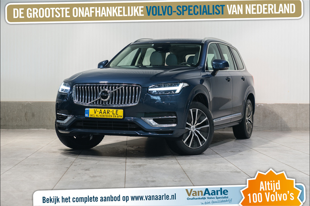Volvo XC90 T8 Aut. LongRange Plus Bright Leder ACC Parkeercamera Trekhaak 455pk