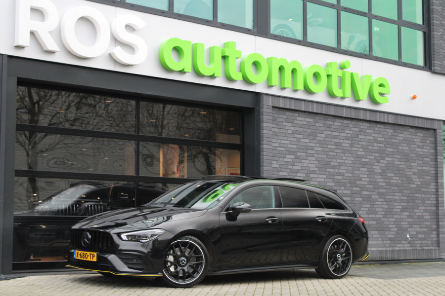 Mercedes-Benz CLA-Klasse Shooting Brake AMG 35 4MATIC Premium Plus | FULL OPTION! | SCHAALSTOELEN | STOELKOELING | PANO | HUD | BURMESTER | KEYLESS | 360 |