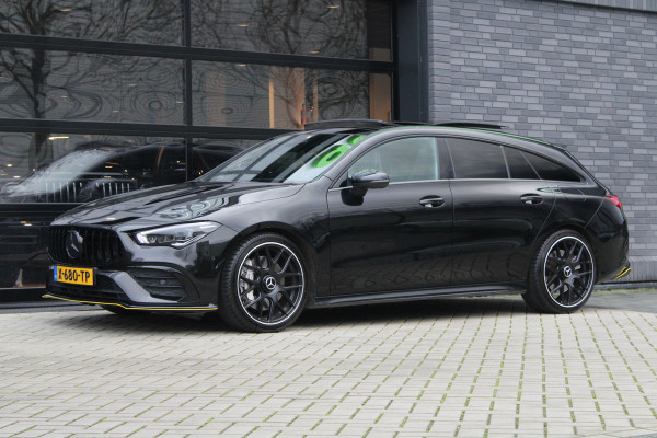 Mercedes-Benz CLA-Klasse Shooting Brake AMG 35 4MATIC Premium Plus | FULL OPTION! | SCHAALSTOELEN | STOELKOELING | PANO | HUD | BURMESTER | KEYLESS | 360 |