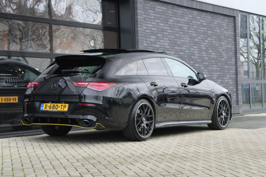 Mercedes-Benz CLA-Klasse Shooting Brake AMG 35 4MATIC Premium Plus | FULL OPTION! | SCHAALSTOELEN | STOELKOELING | PANO | HUD | BURMESTER | KEYLESS | 360 |