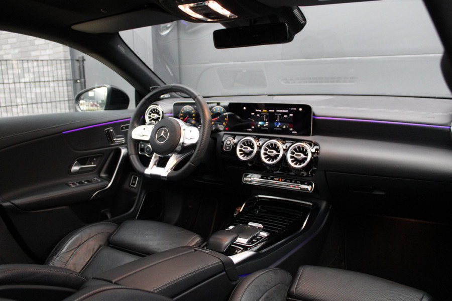 Mercedes-Benz CLA-Klasse Shooting Brake AMG 35 4MATIC Premium Plus | FULL OPTION! | SCHAALSTOELEN | STOELKOELING | PANO | HUD | BURMESTER | KEYLESS | 360 |