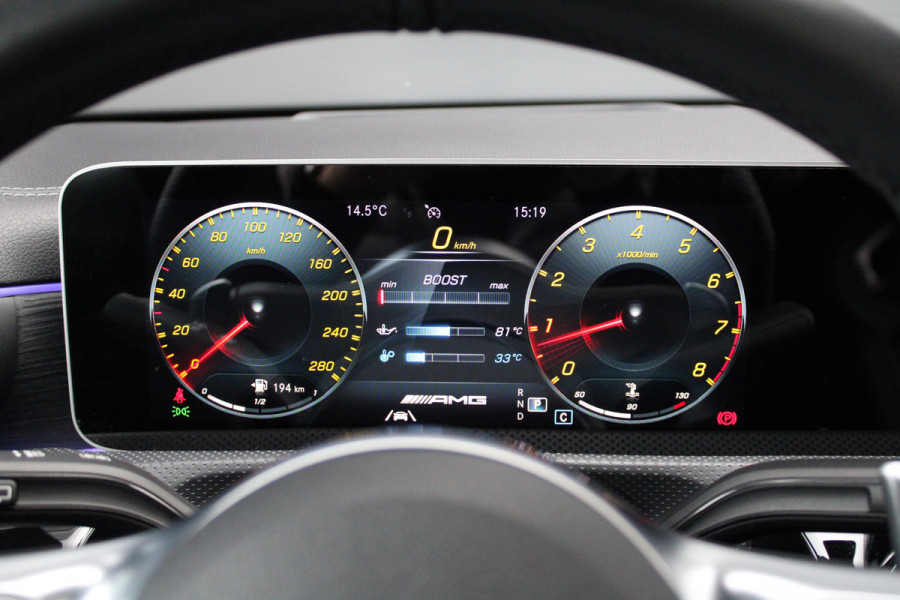 Mercedes-Benz CLA-Klasse Shooting Brake AMG 35 4MATIC Premium Plus | FULL OPTION! | SCHAALSTOELEN | STOELKOELING | PANO | HUD | BURMESTER | KEYLESS | 360 |