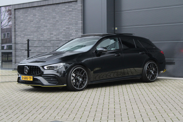 Mercedes-Benz CLA-Klasse Shooting Brake AMG 35 4MATIC Premium Plus | FULL OPTION! | SCHAALSTOELEN | STOELKOELING | PANO | HUD | BURMESTER | KEYLESS | 360 |