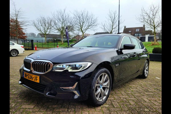 BMW 3 Serie Touring 320e Laser, Mokka Sport-leder, Stuurverw. Luxury Line (1e eig. NL NAP)