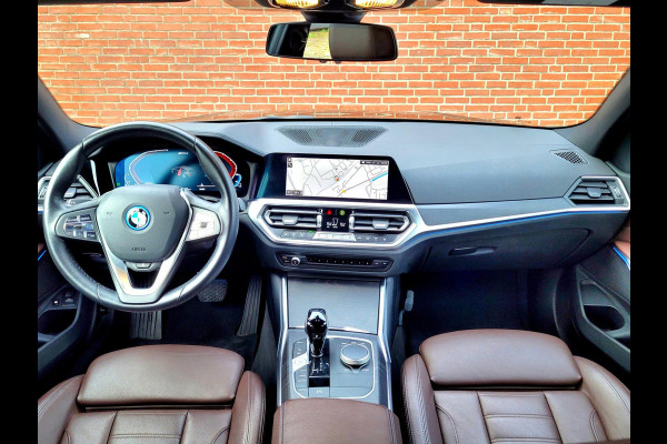 BMW 3 Serie Touring 320e Laser, Mokka Sport-leder, Stuurverw. Luxury Line (1e eig. NL NAP)