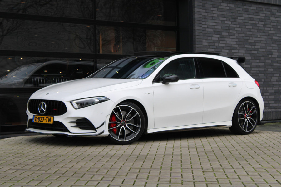Mercedes-Benz A-Klasse AMG 35 4MATIC Edition 1 | FULL OPTION! | SCHAALSTOELEN | PANO | BURMESTER | STERRENHEMEL | HUD | MEMORY | 360 |