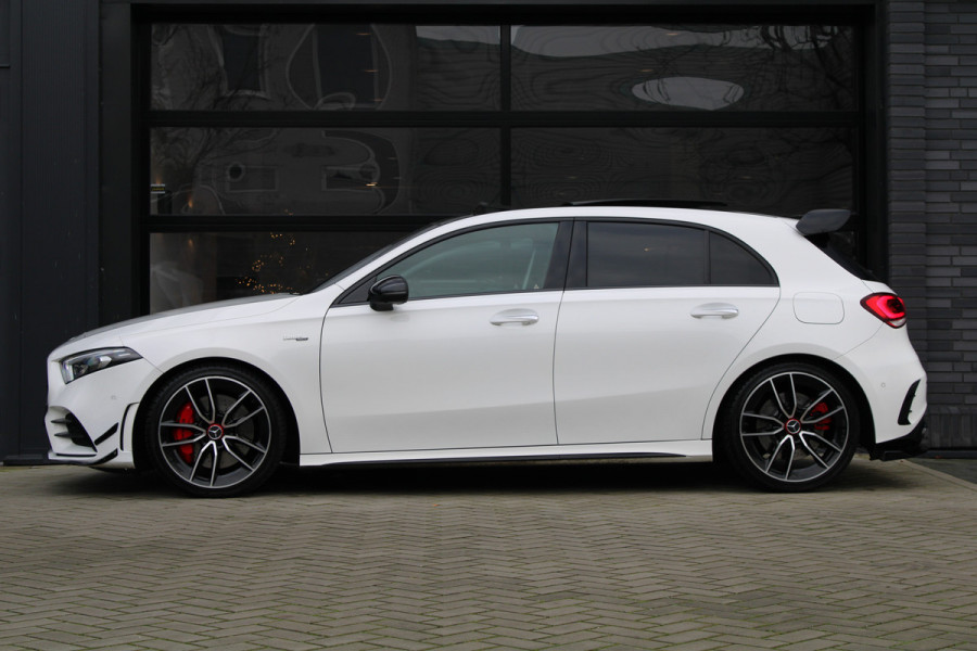 Mercedes-Benz A-Klasse AMG 35 4MATIC Edition 1 | FULL OPTION! | SCHAALSTOELEN | PANO | BURMESTER | STERRENHEMEL | HUD | MEMORY | 360 |