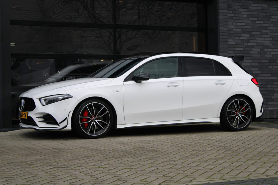 Mercedes-Benz A-Klasse AMG 35 4MATIC Edition 1 | FULL OPTION! | SCHAALSTOELEN | PANO | BURMESTER | STERRENHEMEL | HUD | MEMORY | 360 |