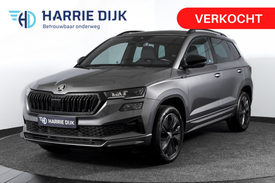 Škoda Karoq 1.5 TSI ACT 150 PK Sportline Business - Automaat | Elek. Trekhaak | Dig. Cockpit | Adapt. Cruise | PDC | Camera | NAV + App. Connect | ECC | DAB | LM 18" | 2863