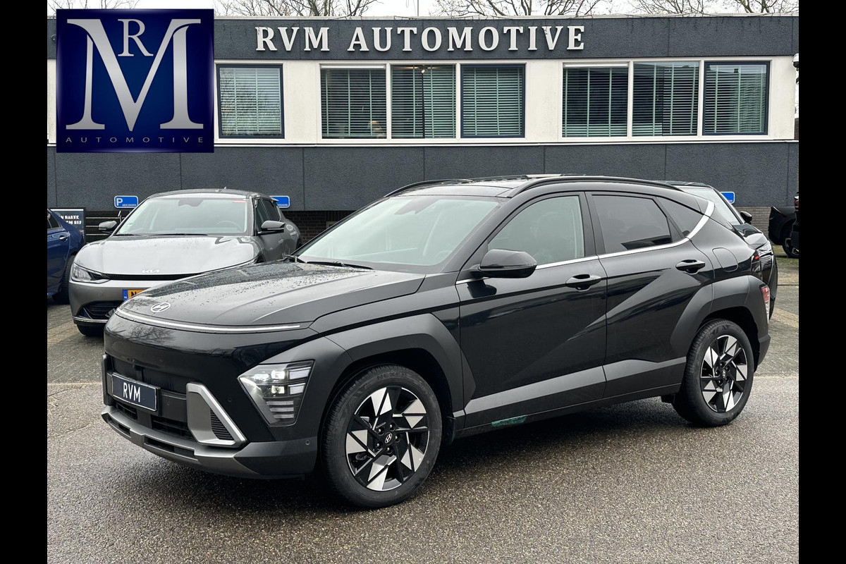 Hyundai Kona 1.6 GDI HEV Premium Sky VAN: 44.300,- VOOR: 35.877,- UW EINDEJAARSVOORDEEL: 8.413,- euro FULL HYBRID | NIEUWE AUTO MET REGISTRATIE | VOLLE AUTO! | FABR GARANTIE T/M 12-2029