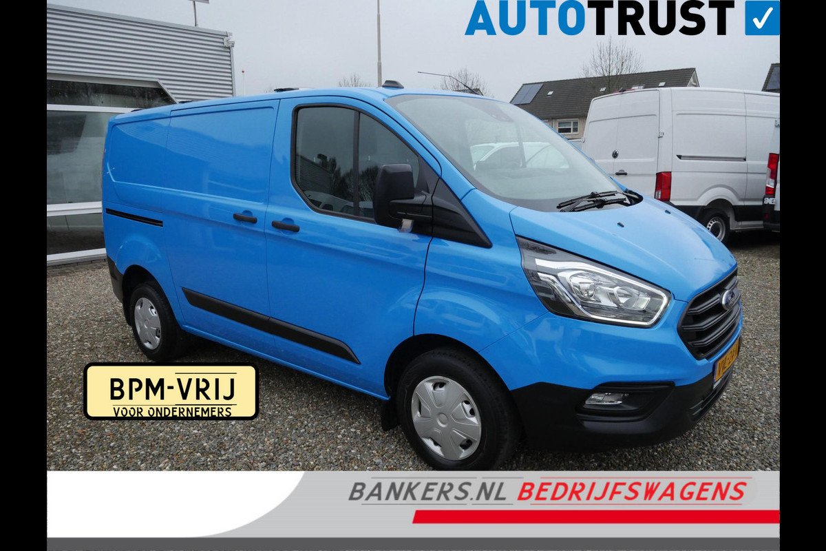 Ford Transit Custom 2.0 TDCI 130PK, L1H1, Airco, 2x Schuifdeur, Slechts 18.000 km gelopen