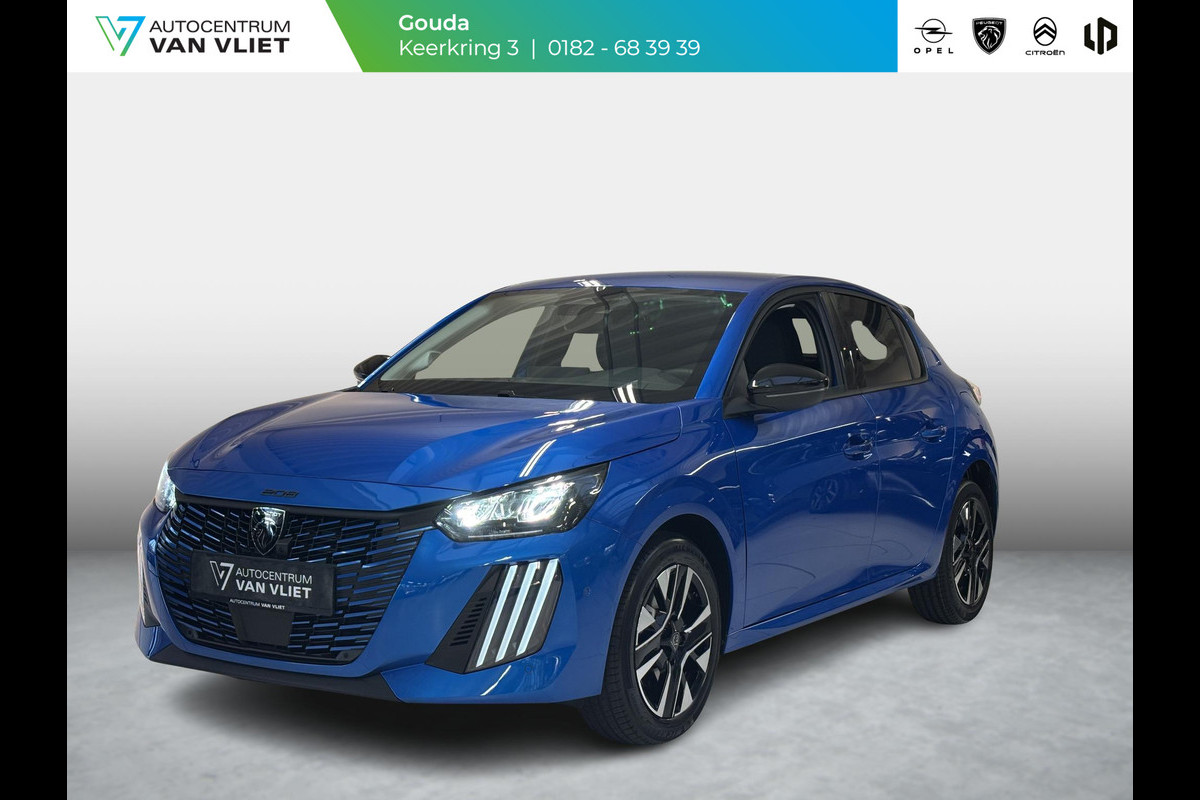 Peugeot 208 1.2 Hybrid 110 e-DCS6 Allure VOORRAAD DEAL | Automaat | Navigatie | 360 camera | Draadloze telefoonlader |