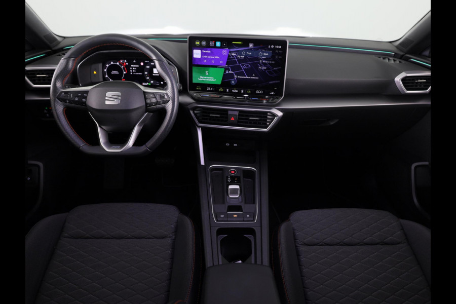 Seat Leon Sportstourer 1.5 TSI e-Hybrid FR PHEV First Edition 204 pk Automaat | Verlengde garantie | Navigatie | Parkeersensoren | Achteruitrijcamera | Adaptieve cruise control |