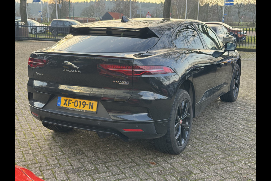 Jaguar I-PACE EV400 HSE 90 kWh / Panoramadak / Camera / Luchtvering / Keyless / 20'' / Meridian / Leder / Navigatie / Stoelverwarming / Stuurverwarming / DAB / Dodehoek / ACC