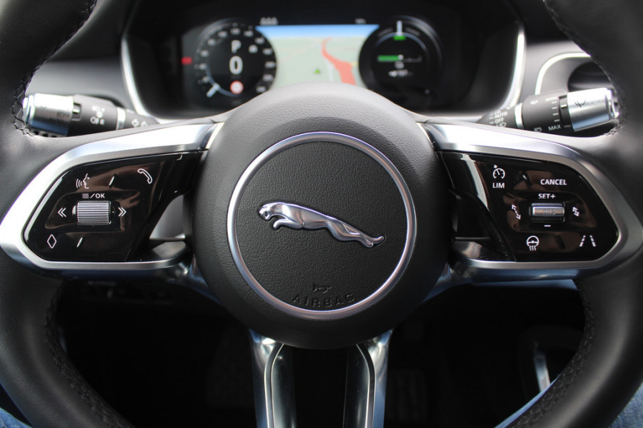 Jaguar I-PACE EV400 HSE 90 kWh / Panoramadak / Camera / Luchtvering / Keyless / 20'' / Meridian / Leder / Navigatie / Stoelverwarming / Stuurverwarming / DAB / Dodehoek / ACC