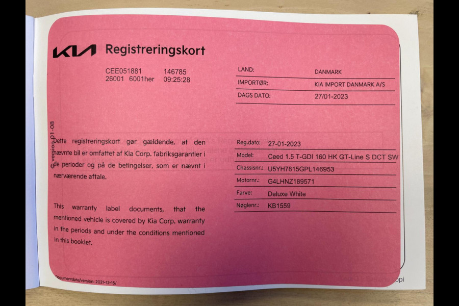 Kia Ceed Sportswagon 1.5 T-GDi GT-Line|160PK|AFN. TREKHAAK|1/2 LEDER|ACC|STOEL-,STUURVERW|CARPLAY|CAMERA|CRUISE|INCL.BTW|1e EIG.|