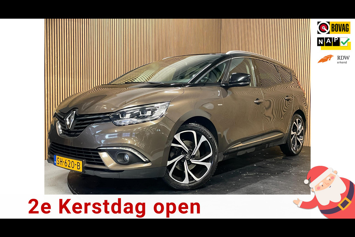 Renault Grand Scénic 1.3 TCe Bose|LUXE|AUTOMAAT|TREKHAAK|KEYLESS|LEDER|CARPLAY|CAMERA|CLIMATE,CRUISE CONTROL|NL-AUTO|NAP|