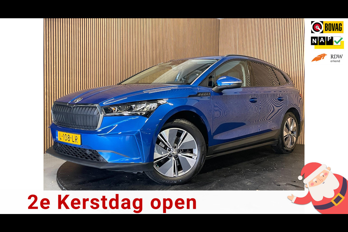 Škoda ENYAQ iV 60|1/2 LEDER|STOELVERW.|ACC|CARPLAY|CAMERA|NAVI|NL-AUTO|NAP|INCL.BTW|1e EIG.|