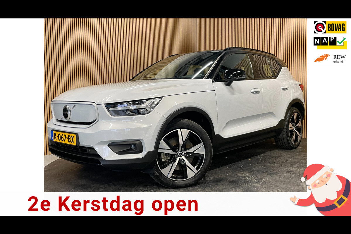 Volvo XC40 Recharge P8 AWD R-Design|90%SOH|TREKHAAK|1/2 LEDER|STOEL+STUURVERWARMING|ACC|CARPLAY|CLIMA+CRUISE|NL|NAP|IN.BTW|1e EIG|