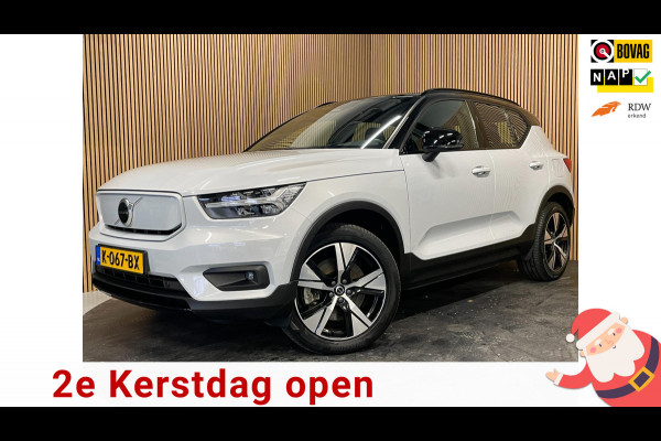 Volvo XC40 Recharge P8 AWD R-Design|90%SOH|TREKHAAK|1/2 LEDER|STOEL+STUURVERWARMING|ACC|CARPLAY|CLIMA+CRUISE|NL|NAP|IN.BTW|1e EIG|