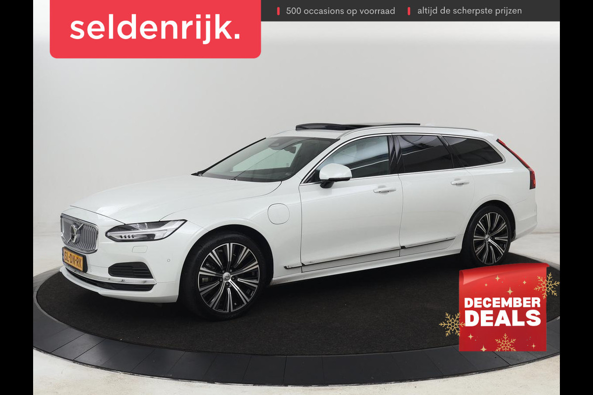 Volvo V90 2.0 T6 AWD Inscription Plug In | Panoramadak | Leder | Stoel & stuurverwarming | Trekhaak | Camera | Adaptive cruise | Carplay | Achterbankverwarming | 19'' | Harman/Kardon | PHEV