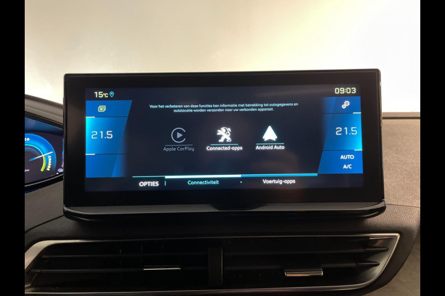 Peugeot 3008 1.6 HYbrid 225 Blue Lease GT AUTOMAAT AIRCO NAVI CRUISE PANO APPLE CARPLAY STOELVERW BLUETOOTH LM VELGEN NIEUWSTAAT