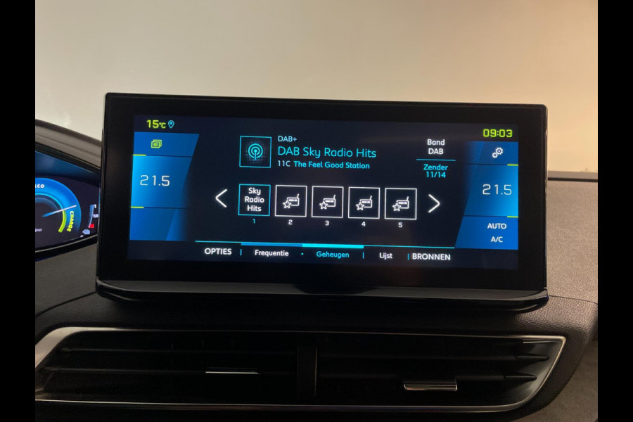 Peugeot 3008 1.6 HYbrid 225 Blue Lease GT AUTOMAAT AIRCO NAVI CRUISE PANO APPLE CARPLAY STOELVERW BLUETOOTH LM VELGEN NIEUWSTAAT