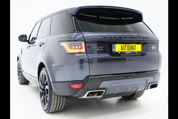 Land Rover Range Rover Sport P400e SVO Palette Grey | Black Pack | Panoramadak | Luchtvering | Meridian | Camera | Carplay