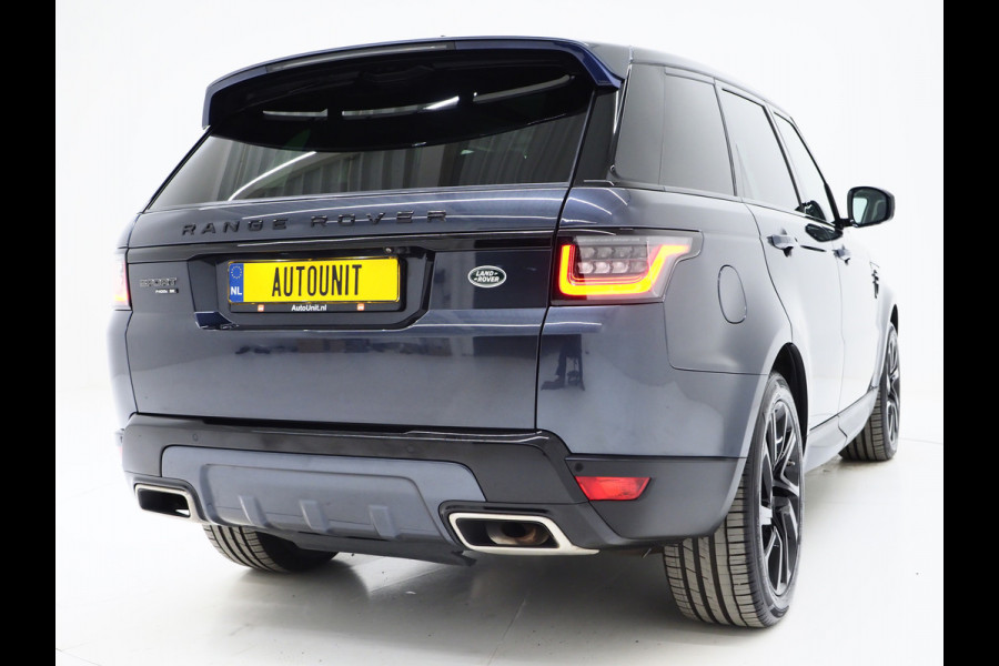 Land Rover Range Rover Sport P400e SVO Palette Grey | Black Pack | Panoramadak | Luchtvering | Meridian | Camera | Carplay
