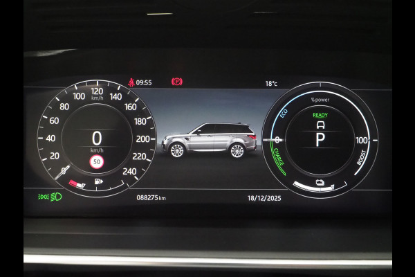 Land Rover Range Rover Sport P400e SVO Palette Grey | Black Pack | Panoramadak | Luchtvering | Meridian | Camera | Carplay