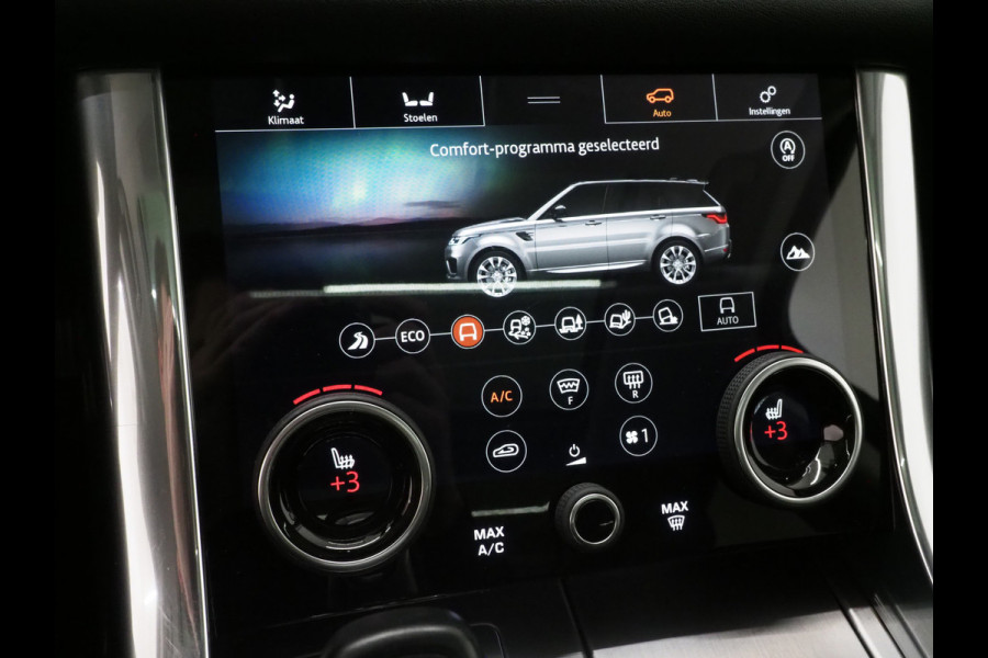 Land Rover Range Rover Sport P400e SVO Palette Grey | Black Pack | Panoramadak | Luchtvering | Meridian | Camera | Carplay