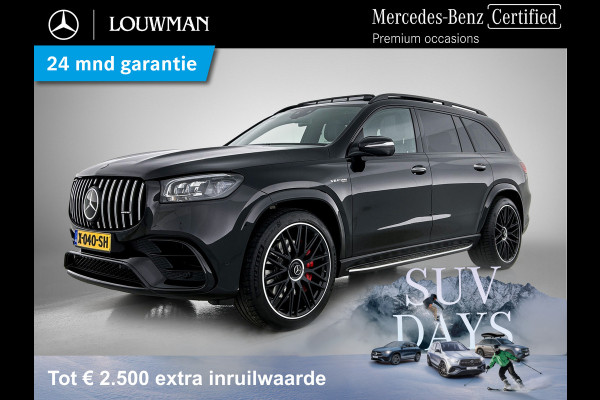 Mercedes-Benz GLS AMG 63 4MATIC+ AMG Gesmede lichtmetalen velgen | Navigatie | entertainment system achter | Parking support met Camera | Zeer veel opties Inclusief 24 maanden MB Certified garantie voor Europa.