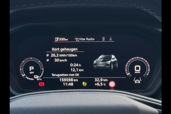 Audi Q4 e-tron 40 S 300 pk edition 77 kWh, SOH 92,5 %, 1 e eigenaar, 2 X S line, 21 ", Electrische trekhaak, NL auto met nap