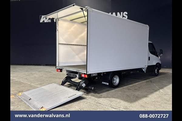 Iveco Daily 35C16H 157pk Bakwagen Dubbel Lucht Laadklep Euro6 Airco | 910kg laadvermogen Bijrijdersbank
