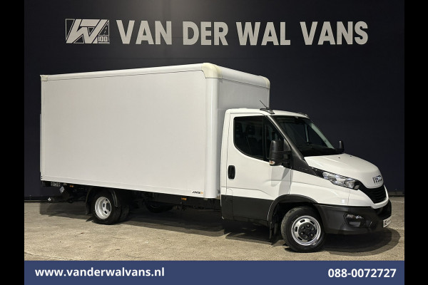 Iveco Daily 35C16H 157pk Bakwagen Dubbel Lucht Laadklep Euro6 Airco | 910kg laadvermogen Bijrijdersbank