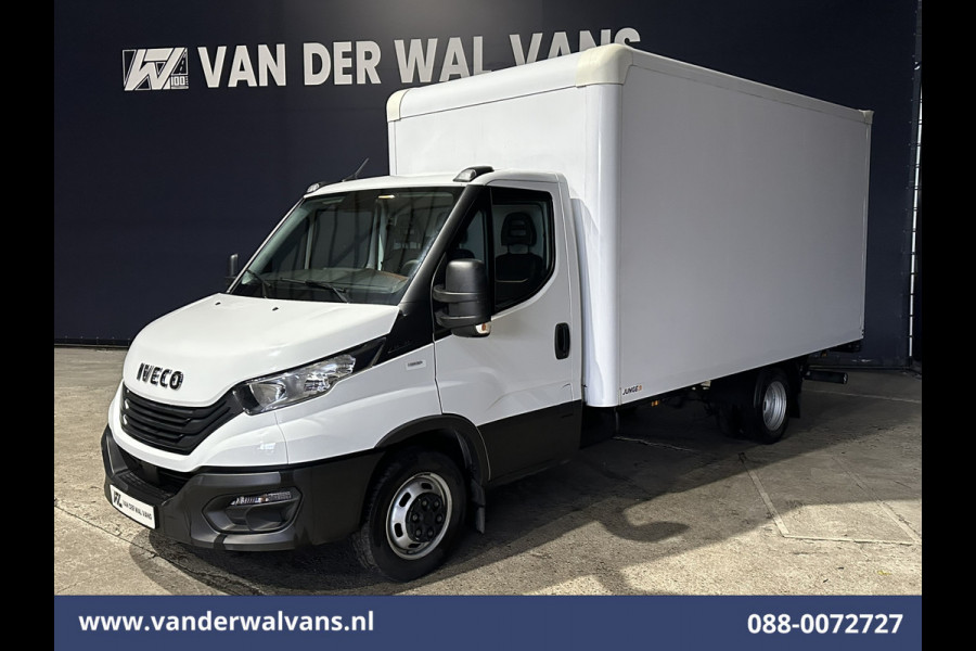 Iveco Daily 35C16H 157pk Bakwagen Dubbel Lucht Laadklep Euro6 Airco | 910kg laadvermogen Bijrijdersbank