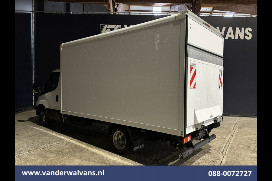 Iveco Daily 35C16H 157pk Bakwagen Dubbel Lucht Laadklep Euro6 Airco | 910kg laadvermogen Bijrijdersbank