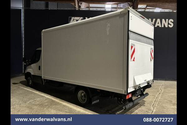 Iveco Daily 35C16H 157pk Bakwagen Dubbel Lucht Laadklep Euro6 Airco | 910kg laadvermogen Bijrijdersbank