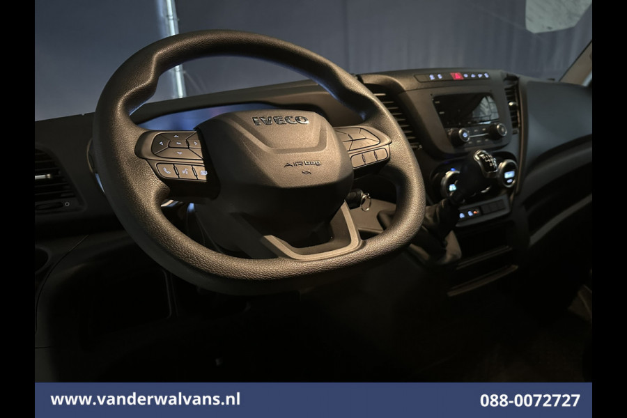 Iveco Daily 35C16H 157pk Bakwagen Dubbel Lucht Laadklep Euro6 Airco | 910kg laadvermogen Bijrijdersbank