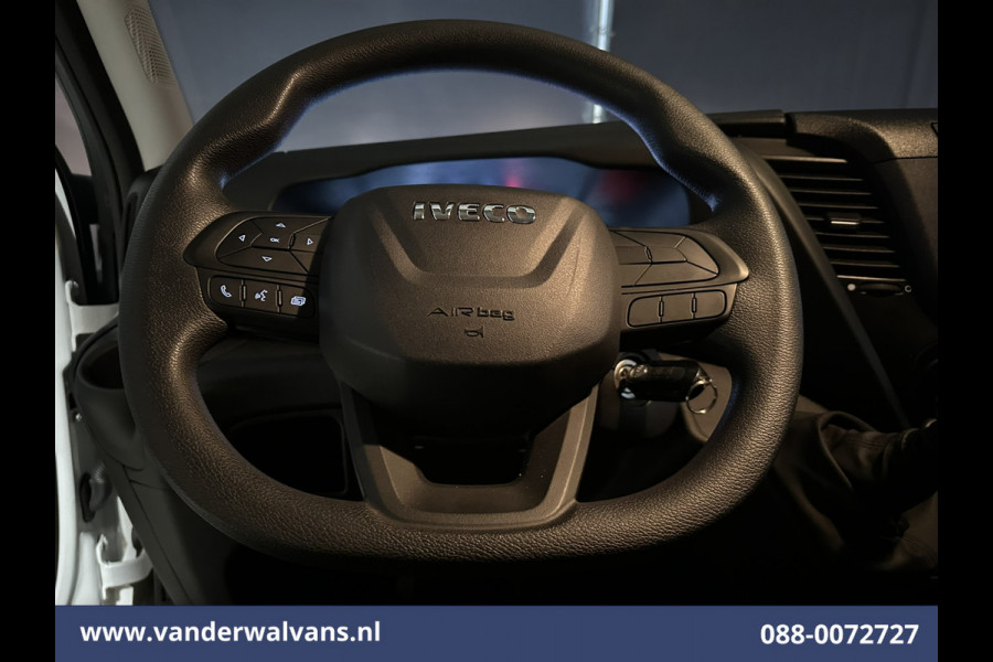 Iveco Daily 35C16H 157pk Bakwagen Dubbel Lucht Laadklep Euro6 Airco | 910kg laadvermogen Bijrijdersbank