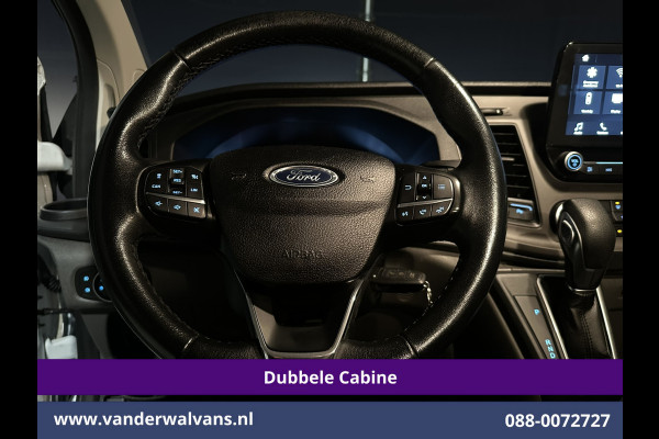 Ford Transit Custom 2.0 TDCI 131pk Automaat L2H1 Dubbele Cabine Euro6 Airco | 6-Zits | Camera | Navigatie | Apple Carplay | LED Cruisecontrol, Android Auto, Trekhaak, Stoelverwarming, Verwarmde voorruit, Parkeersensoren